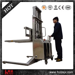 半電動(dòng)堆高車(不銹鋼寬腿)
