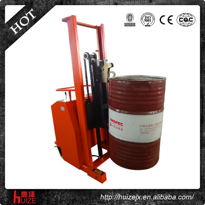 半電動(dòng)配重油桶車（無底腿，只堆垛，不翻轉(zhuǎn)）3